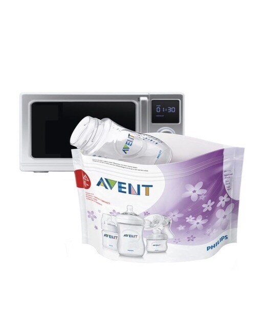 Imagem 0 de Bolsas Esterilizadoras a Vapor Philips Avent para Micro-Ondas branco/multicolorido