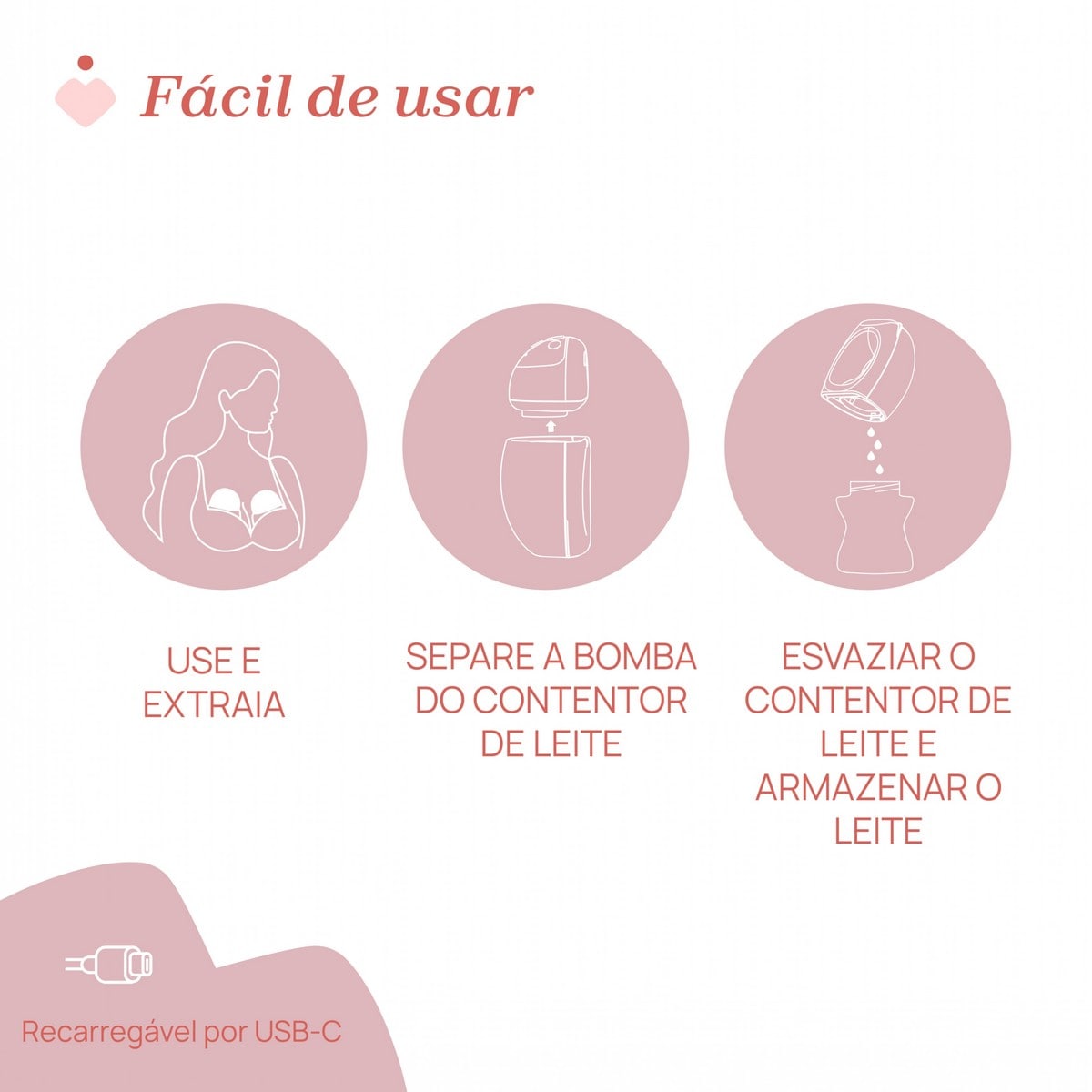 Bomba Tira-leite Dupla Hands free 3