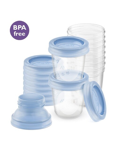 Imagem 0 de 10 Recipientes para Leite Materno Philips Avent transparentes