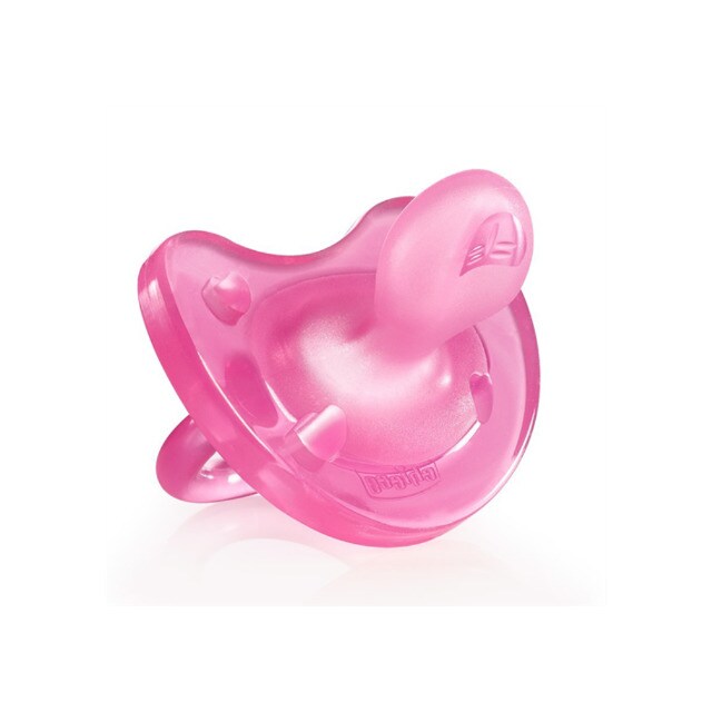 Imagem 0 de Chupeta Physio Soft Silicone 6-12m Chicco - rosa