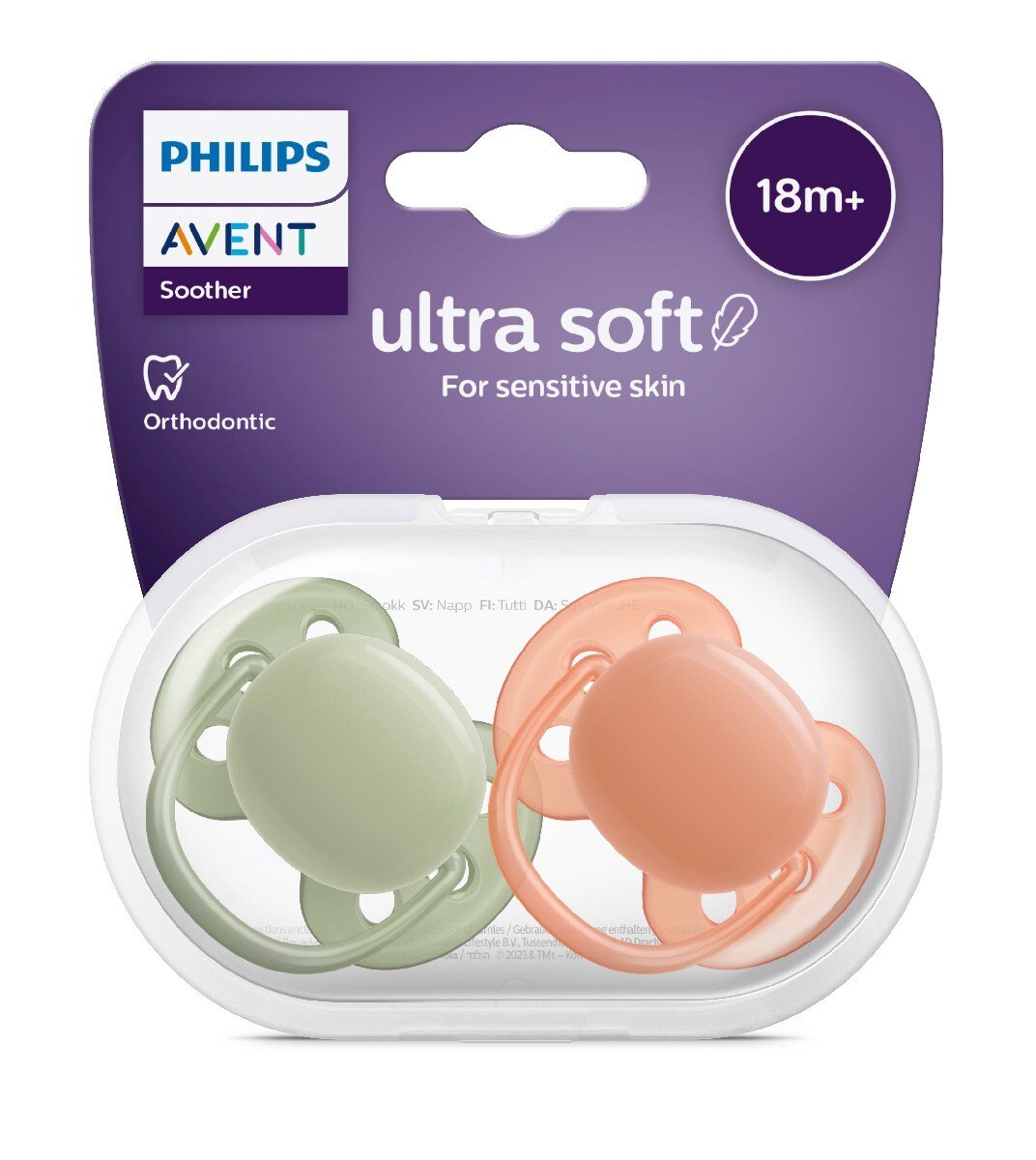 Chupeta Avent Ultra Soft +18 Meses - 2 Unidades Verde-4