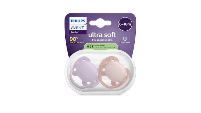 Imagem 0 de Chupetas Philips Avent Ultra Soft 6-18 meses 2un