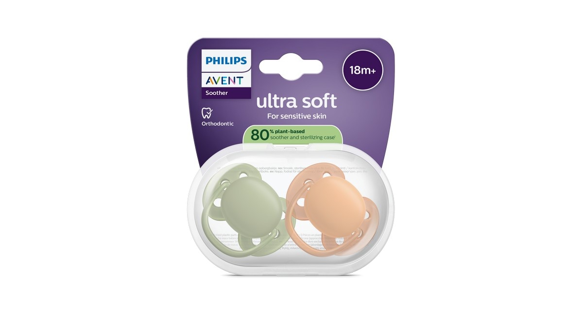 Imagem 0 de Chupetas Philips Avent Ultra Soft +18 meses 2un
