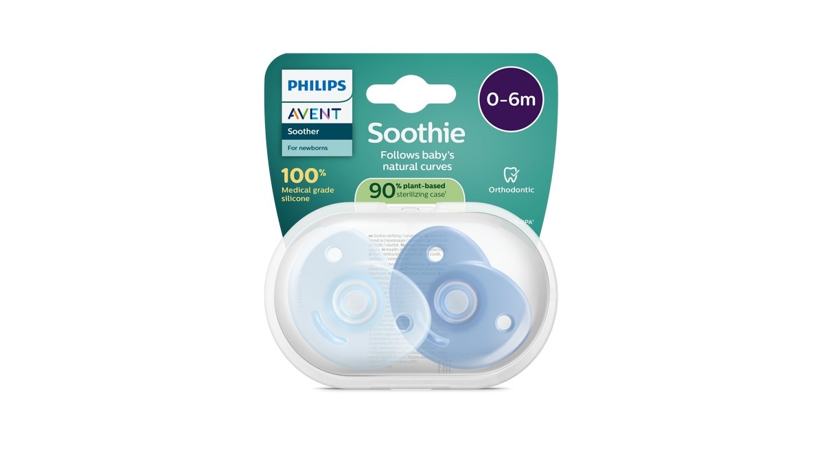 Chupetas Philips Avent Soothie 0-6 meses 2un 1