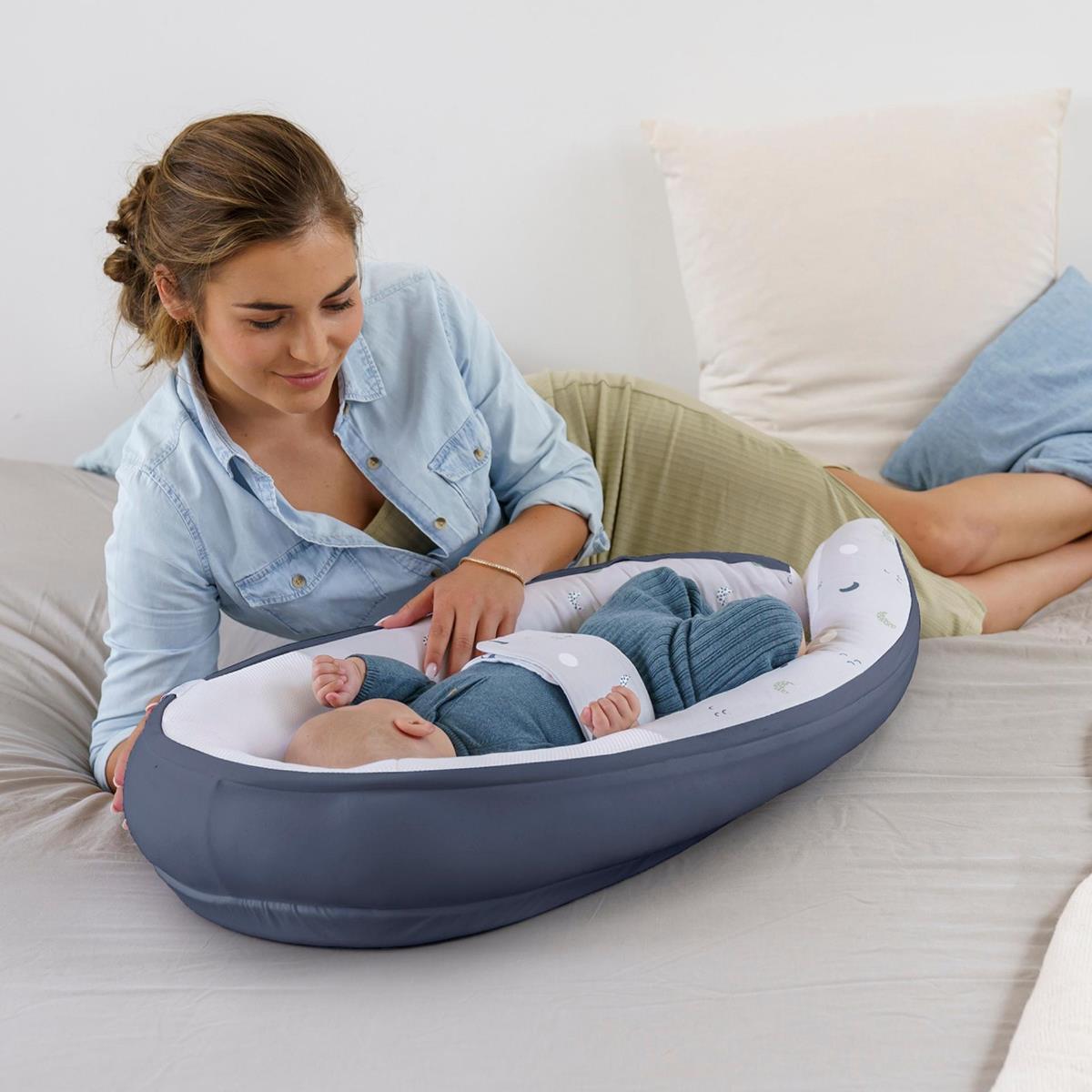 Doomoo Ninho Cocoon Moon Blue/Grey 2
