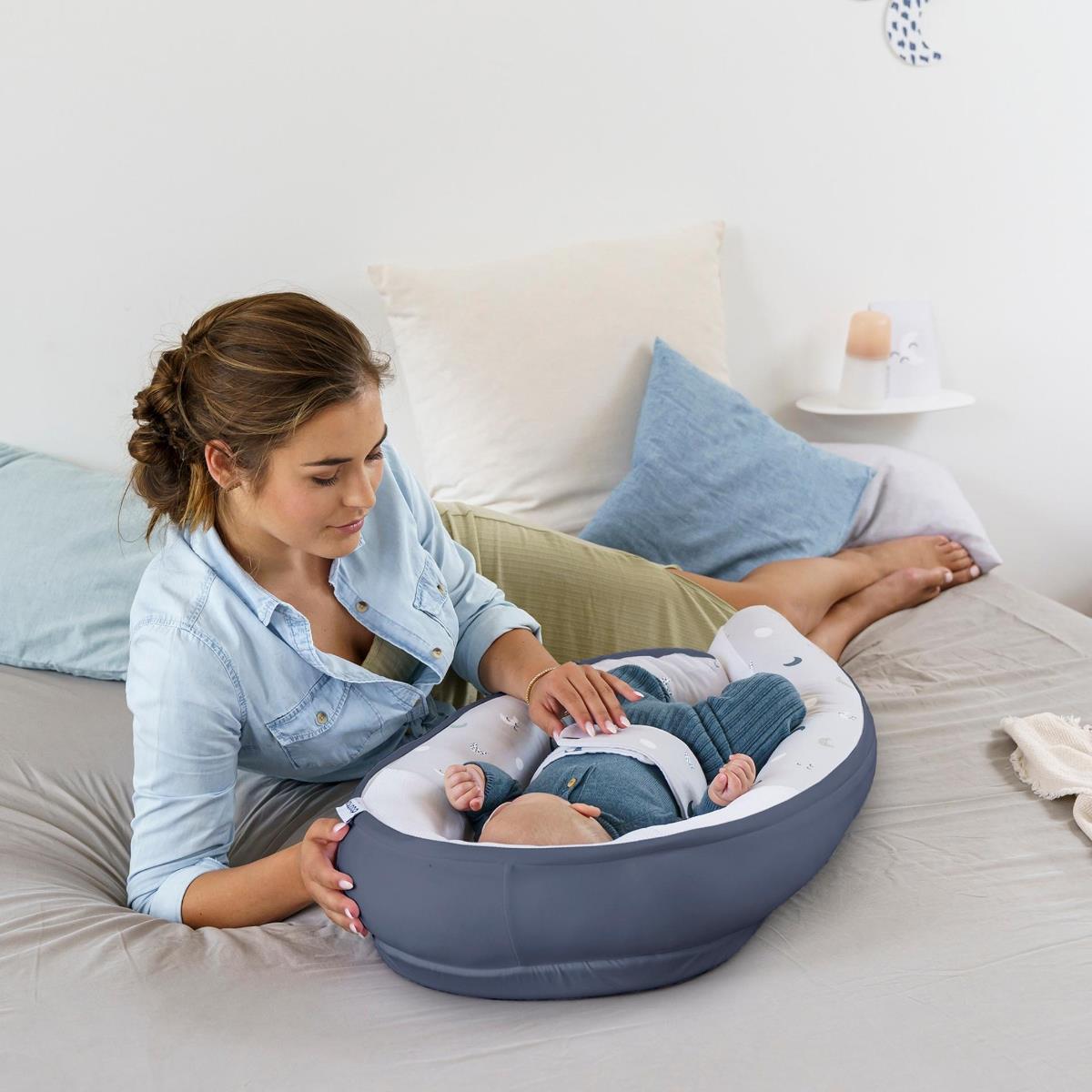 Doomoo Ninho Cocoon Moon Blue/Grey 4