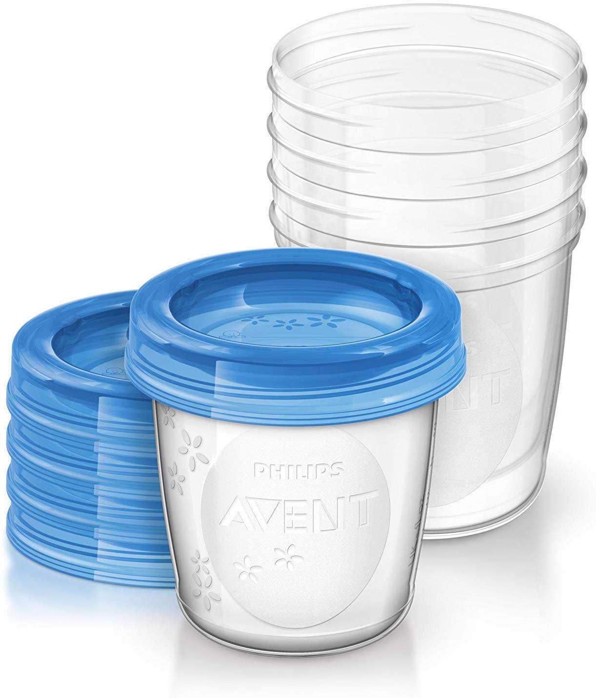 Imagem 0 de Conjunto Copos Armazenamento Leite PHILIPS AVENT SCF619/05 5 copos, 180ml