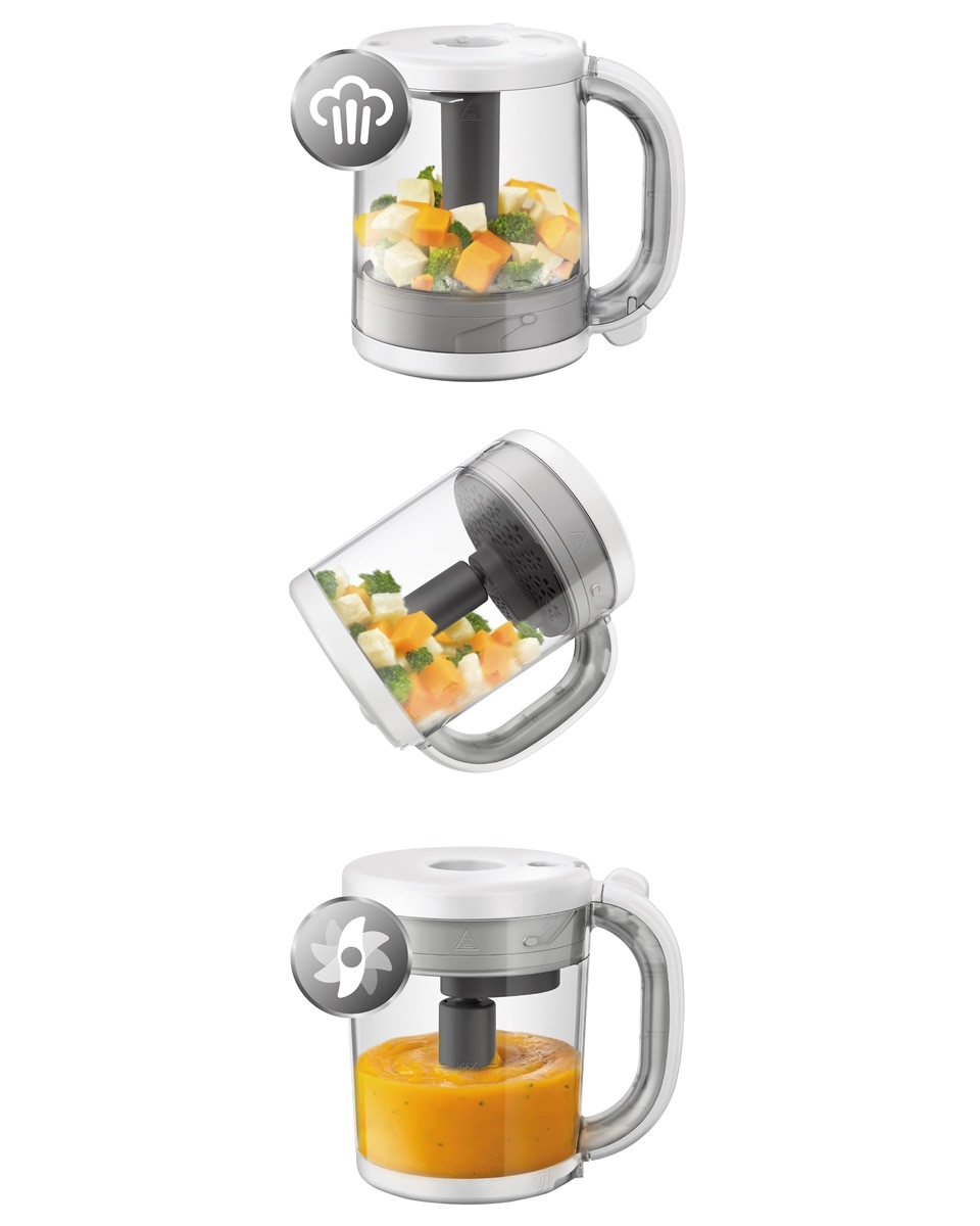 Robot de Cozinha Easy Papa 4 em 1 PHILIPS AVENT SCF883/01 - Branco 4