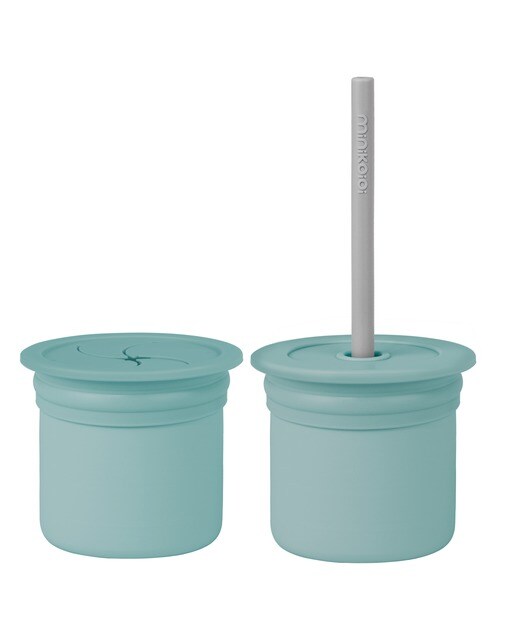 Sip+Snack - Verde Água/Powder Cinza 1
