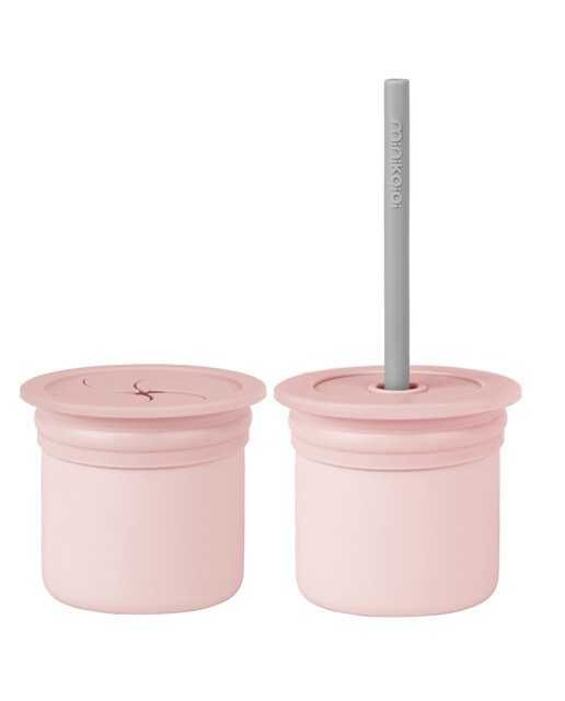 Sip+Snack - Pinky Rosa/Powder Cinza 1