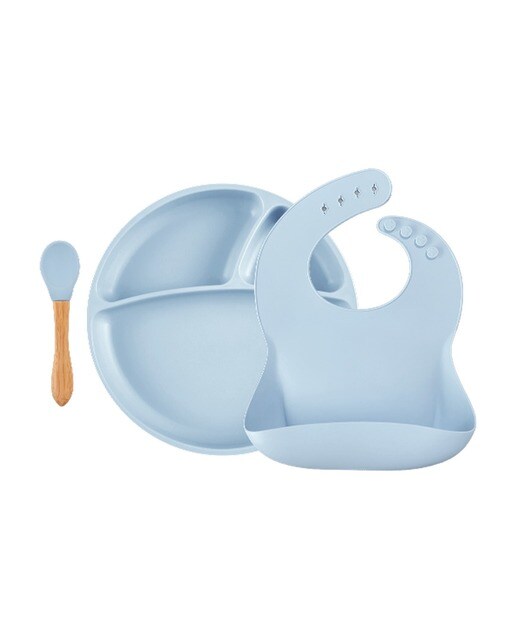 Imagem 0 de Conjunto de Alimentação BLW Set II - Azul Mineral