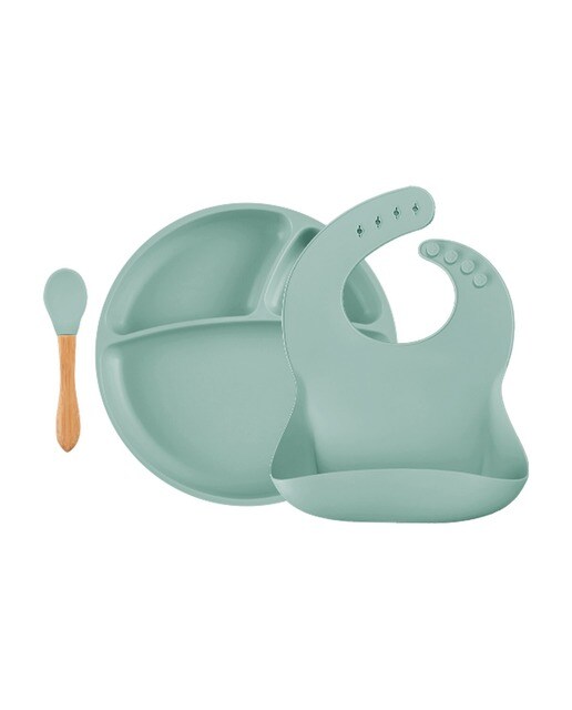 Conjunto de Alimentação BLW Set II - River Green Verde-1