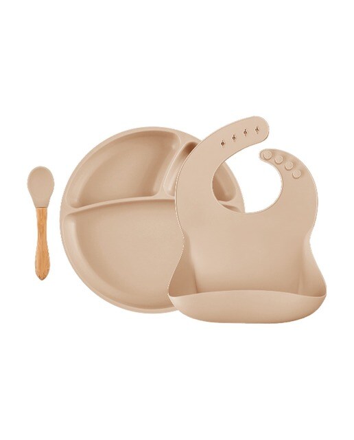 Conjunto de Alimentação BLW Set II - Bubble Beige Bege-1