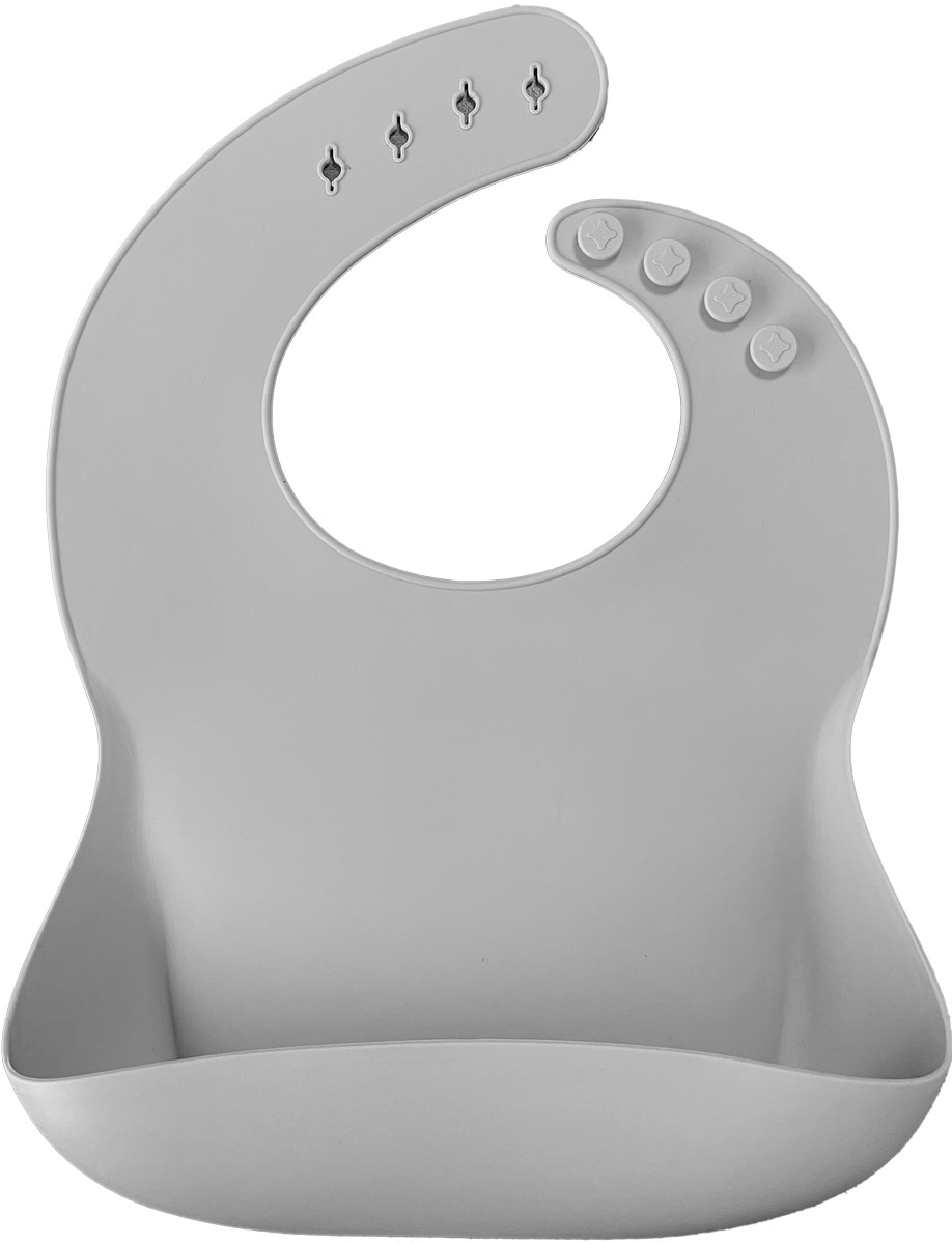 Imagem 0 de Babete basic Bib 6m+ - Powder Grey