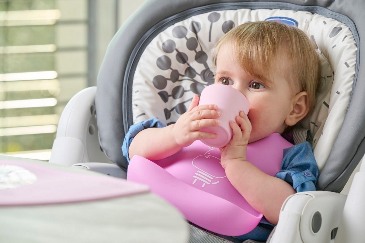 Babete Macio de Silicone 6M+ Rosa-2