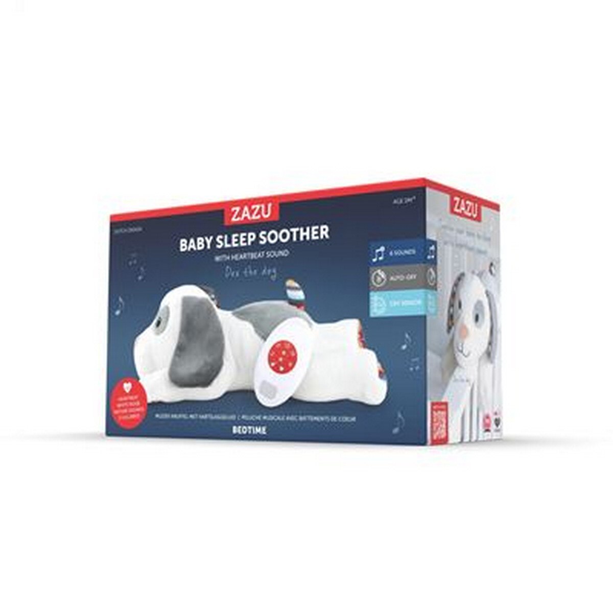 Peluche com Som e Sensor Choro ZAZU Cão Dex 4