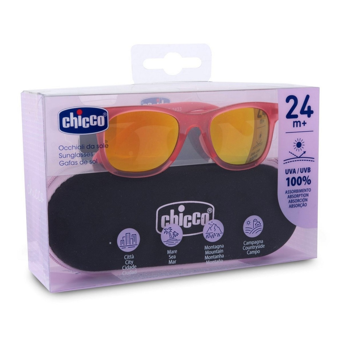 Óculos de Sol 24m+ Rosa-2