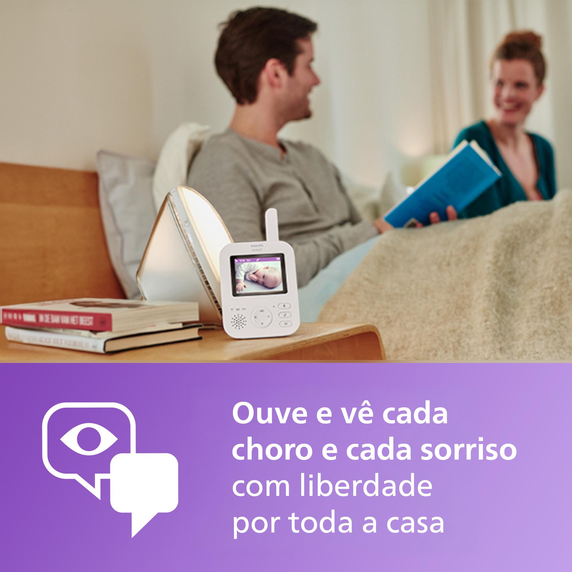 Intercomunicador com Vídeo de Alta Resolução - 2,8" SCD882/26 Bege-7