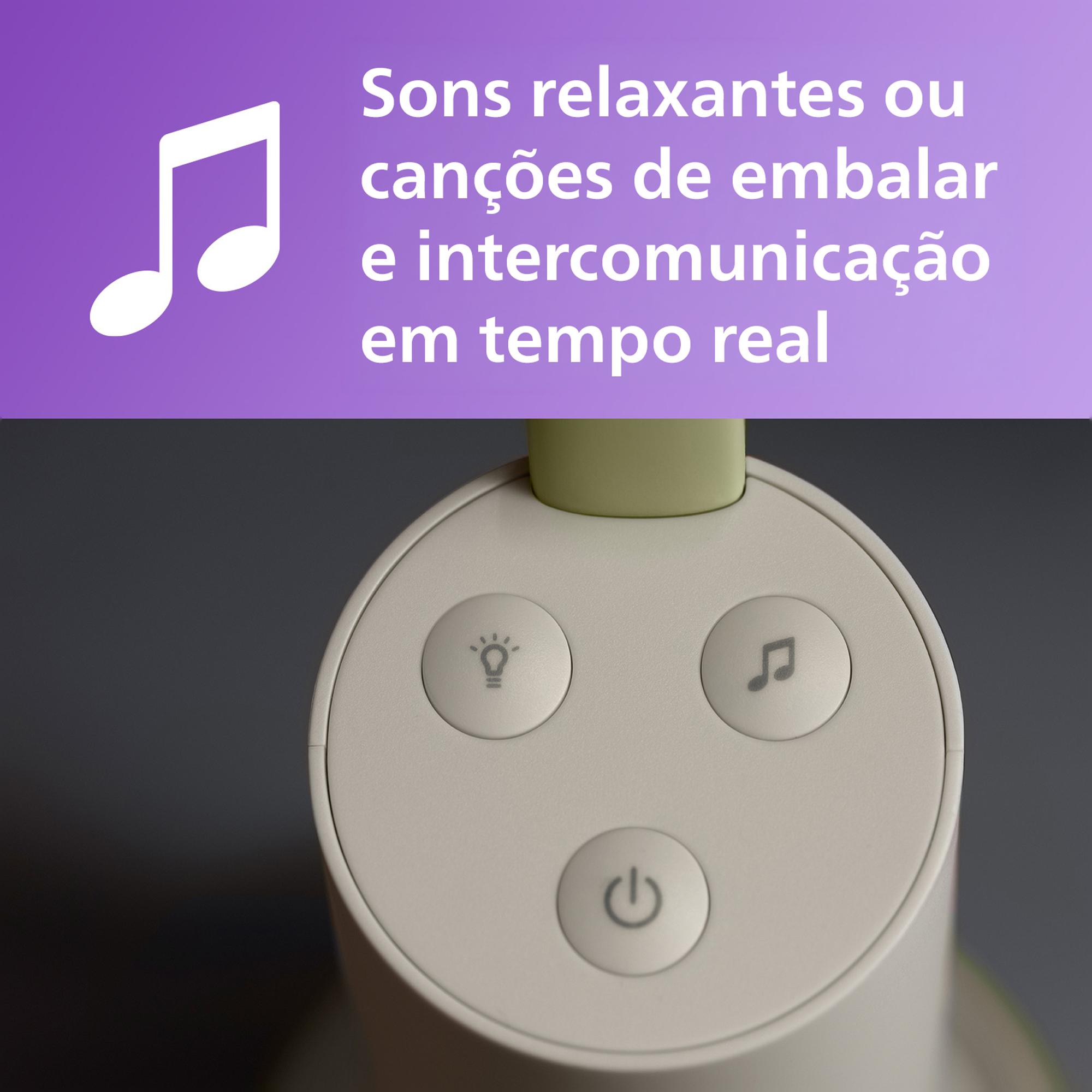 Intercomunicador com Câmara Conectada com App Baby Monitor, Sempre Conectado a Partir de Qualquer Lugar SCD643/26 Nacar-6