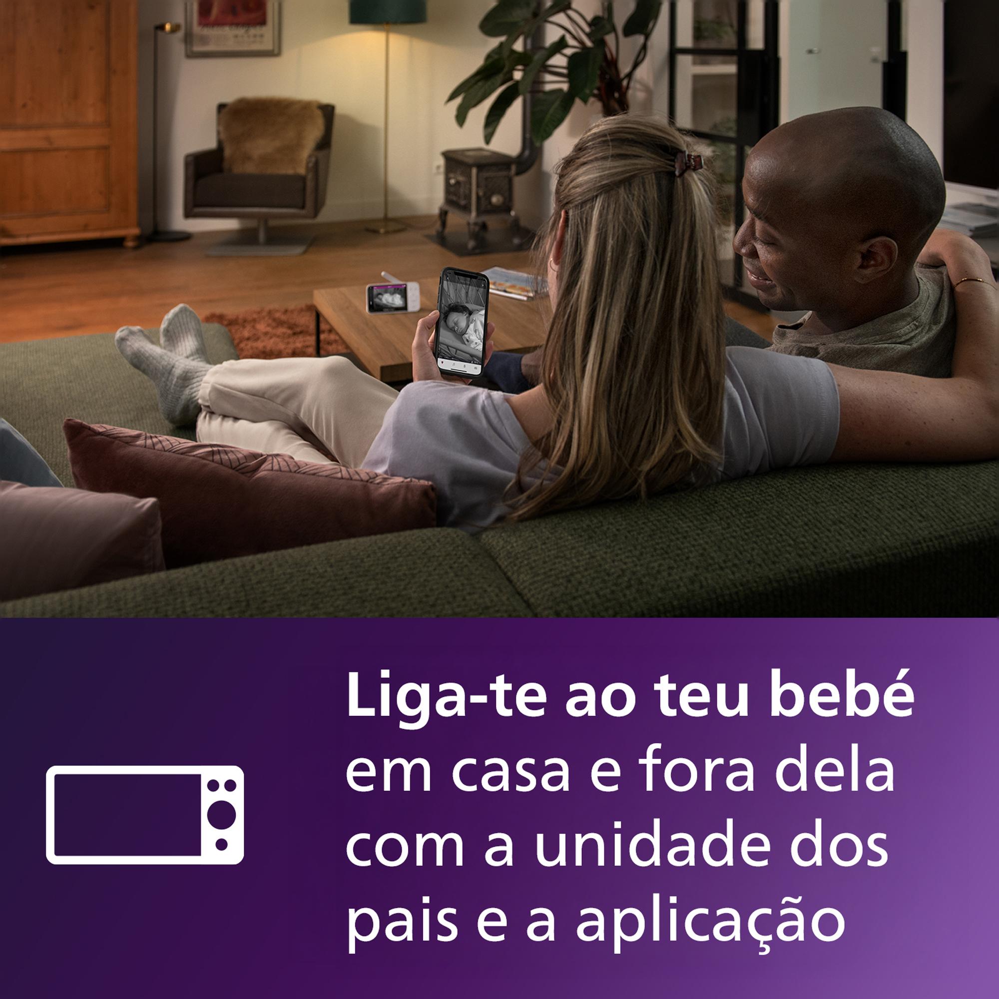 Intercomunicador Avent Conectado 4,3" Unidade de Pais + Aplicação SCD953/26 Nacar-4