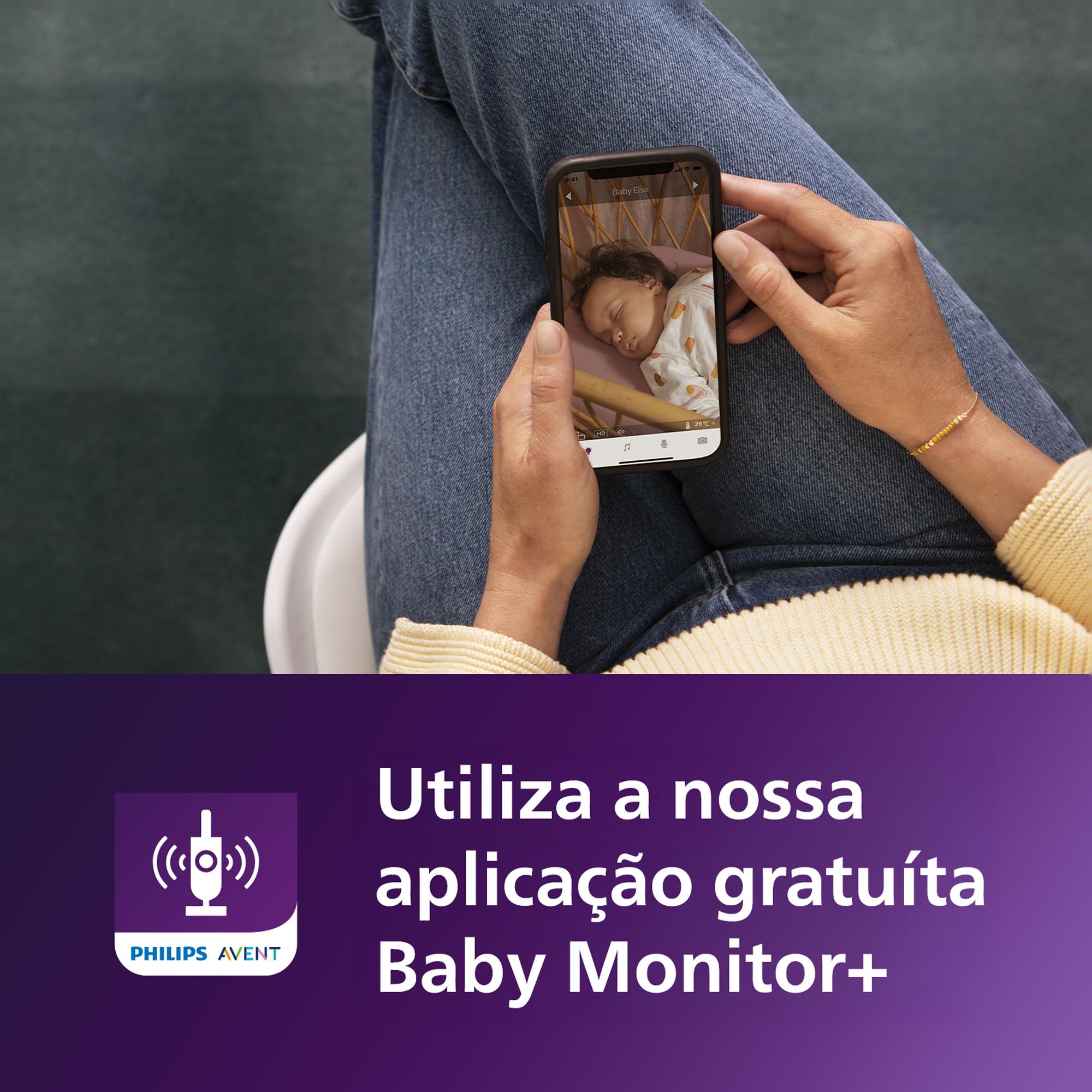 Intercomunicador Avent Conectado 4,3" Unidade de Pais + Aplicação SCD953/26 Nacar-7