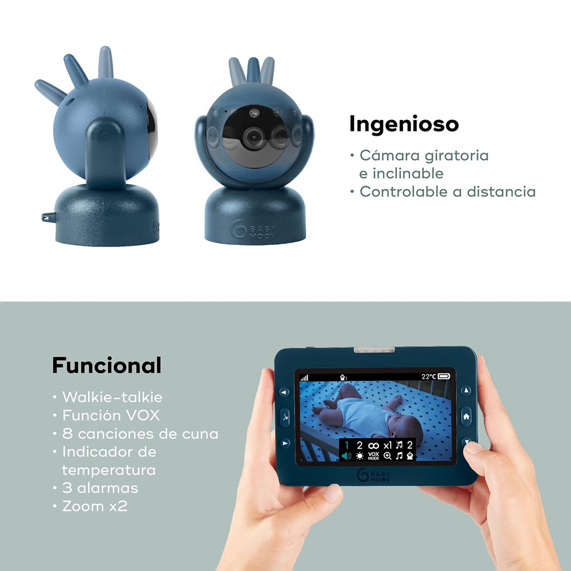 Recondicionado - Grade B - Intercomunicador de Vídeo Motorizado Yoo-Master(+) Azul-4