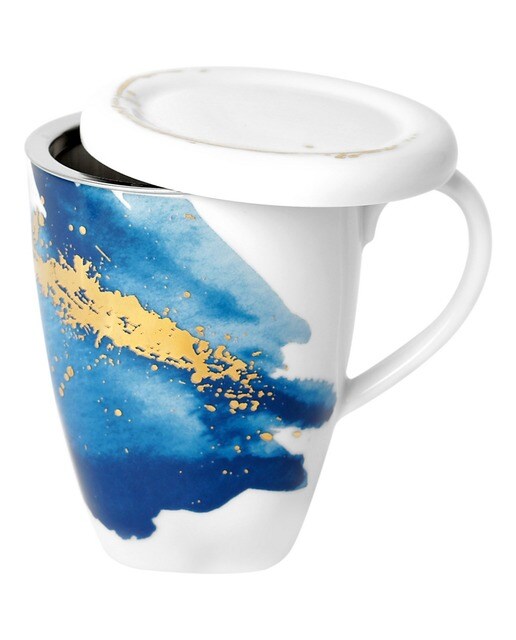 Caneca com Filtro e Tampa Soho - Azul 1
