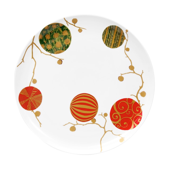 Imagem 0 de Prato Marcador / Tarteira Gold Christmas