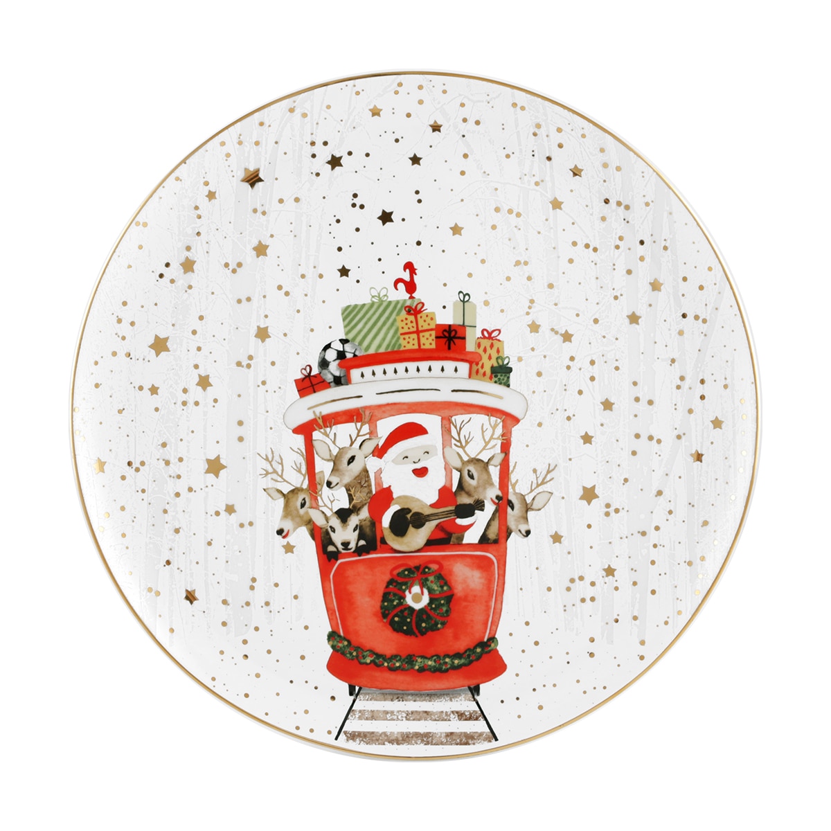 Imagem 0 de Prato para bolo 30 cm - Christmas Bliss