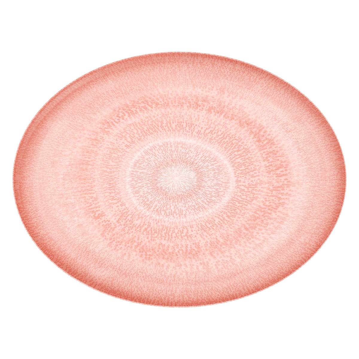 Travessa Oval Allover Venice - Coral 1
