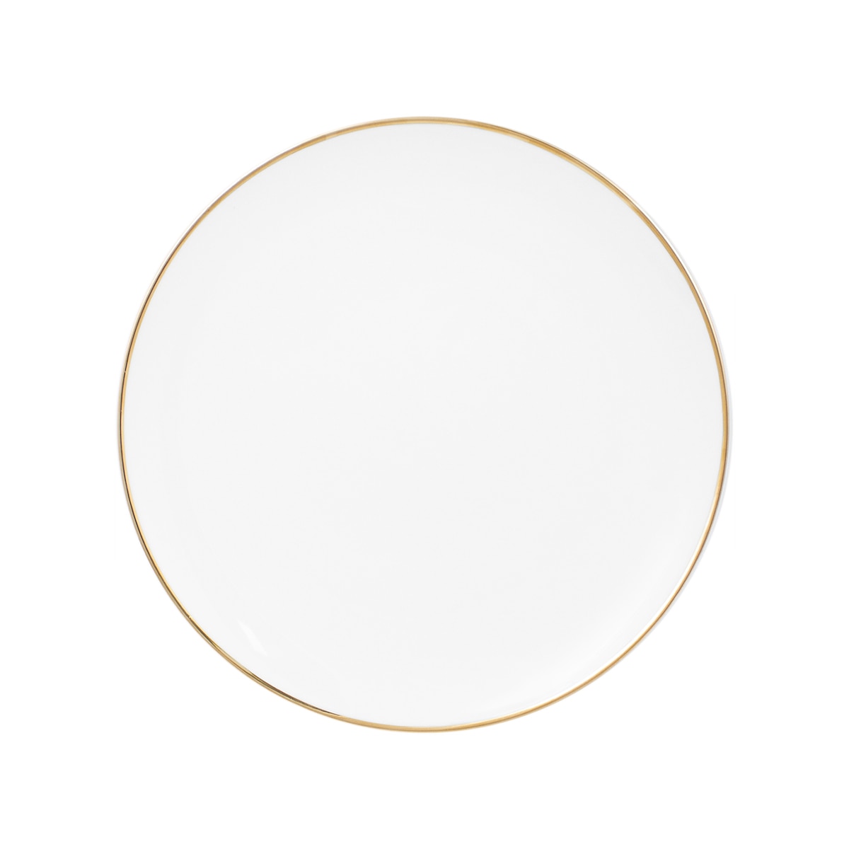 Imagem 0 de Prato Raso/Jantar Filado a Ouro