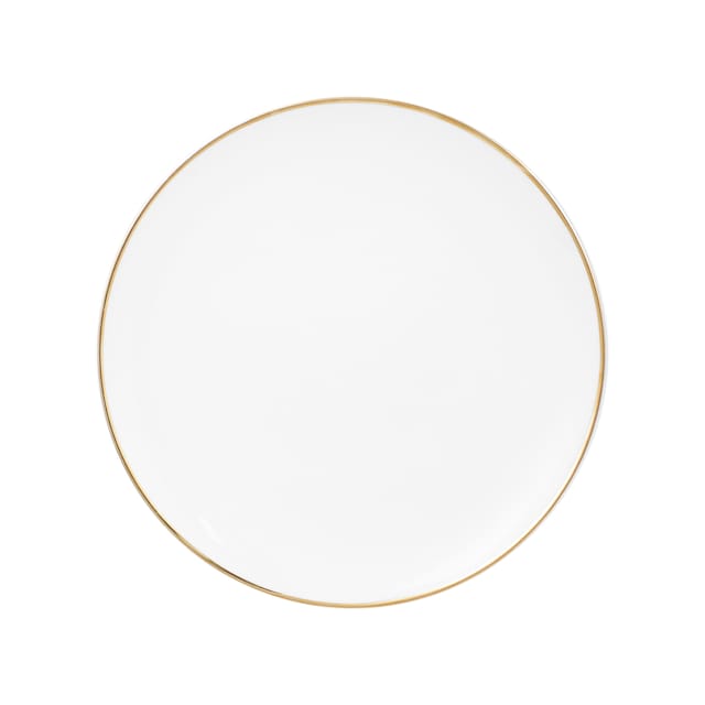 Imagem 0 de Prato Raso/Jantar Filado a Ouro