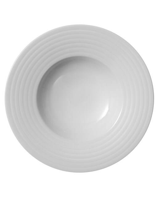 Prato de Sopa Suite Branco 1