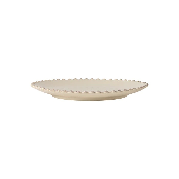 Prato de Sobremesa Pearl Creme-2