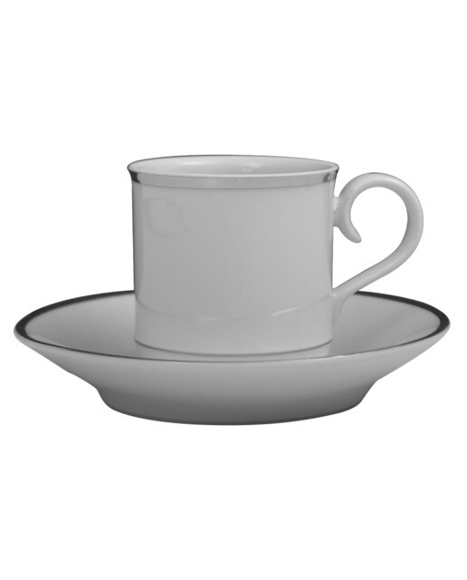 Chávena de café e pires Filagem Platina SPAL 1