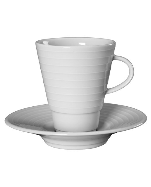 Chávena de Café com Pires Suite - Branco 1
