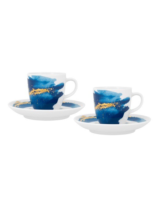 Conjunto 2 Pares Chávena Café  - Soho Azul 1