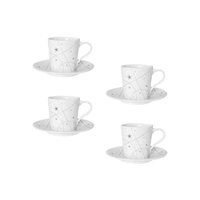 Imagem 0 de Conjunto de 4 Chávenas de Café com Prato Stardust