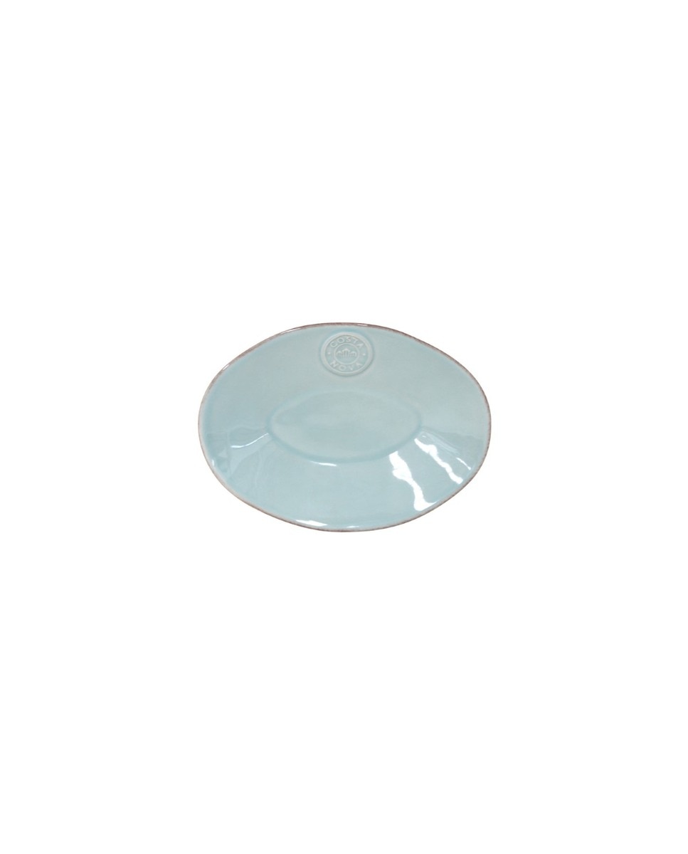 Imagem 0 de Travessa Oval Turquesa 20 cm Nova