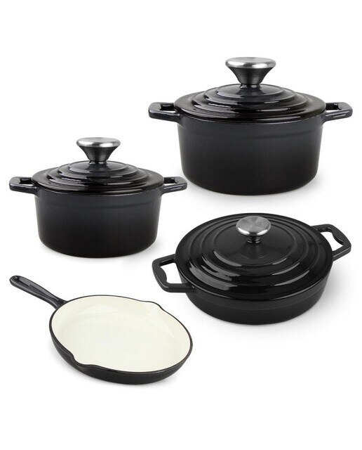Trem de Cozinha de 4 Peças em Ferro Fundido 1