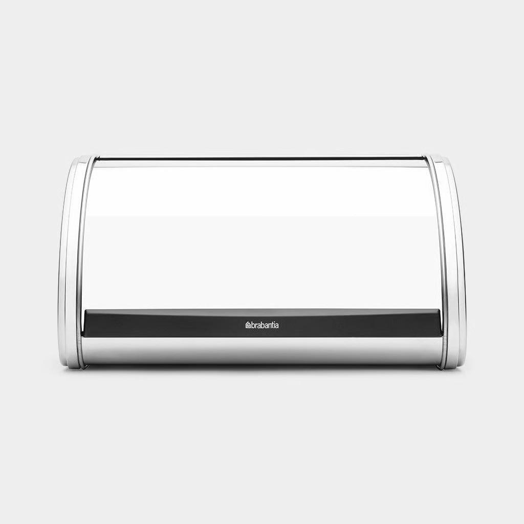 Imagem 0 de Caixa de Pão Brabantia Roll Top Média - Aço Brilhante