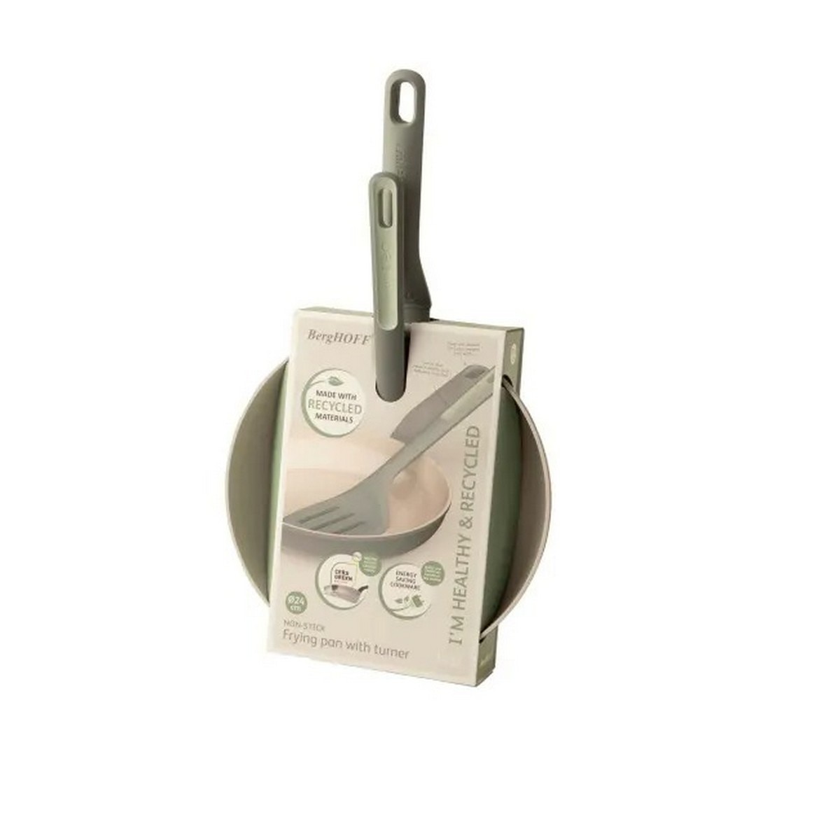 Imagem 0 de Frigideira Antiaderente Balance Moonmist 24cm com Espátula
