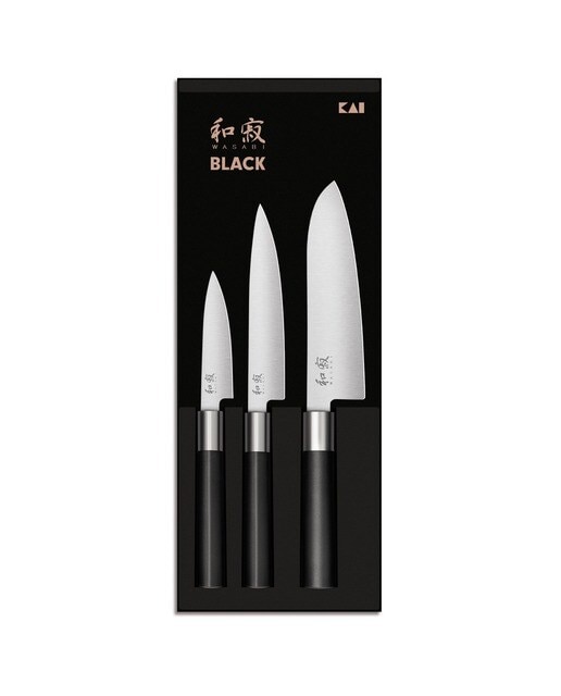 Conjunto de 3 Facas Wasabi Black 1