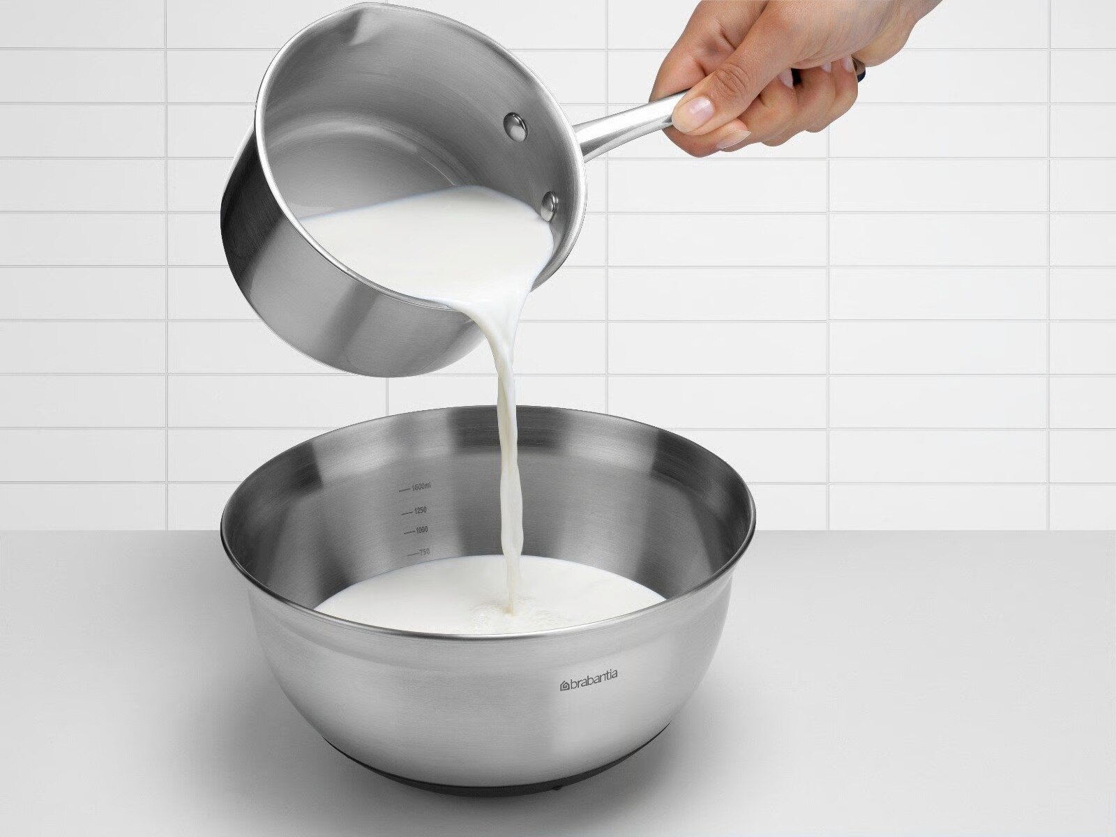 Saladeira Misturadora 1,6 L de Aço Mate Inox/mate-2