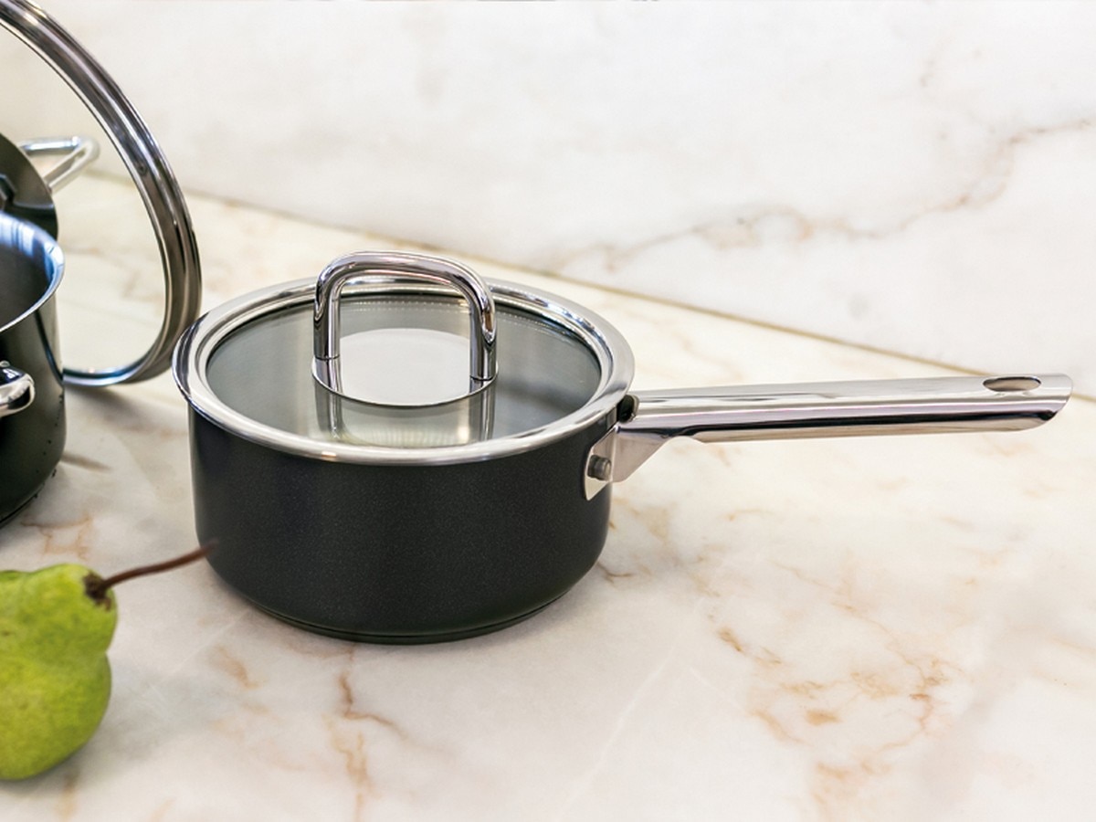 Panela com Asa Comfort Glass Black 2