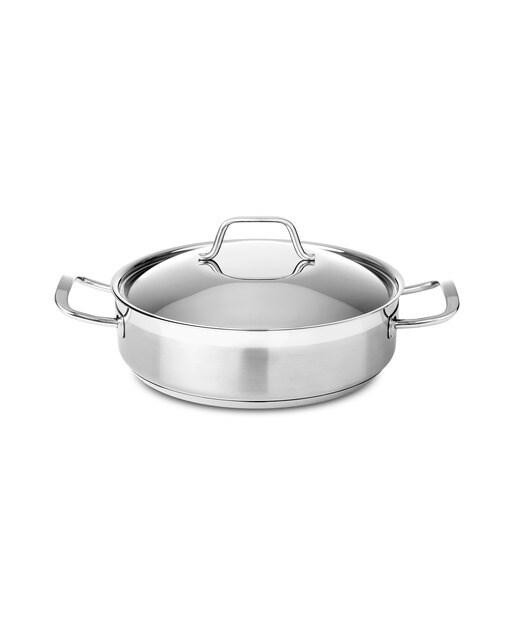 Caçarola Baixa com Tampa 24 cm Profissonal Tejo 2000 Silampos 1