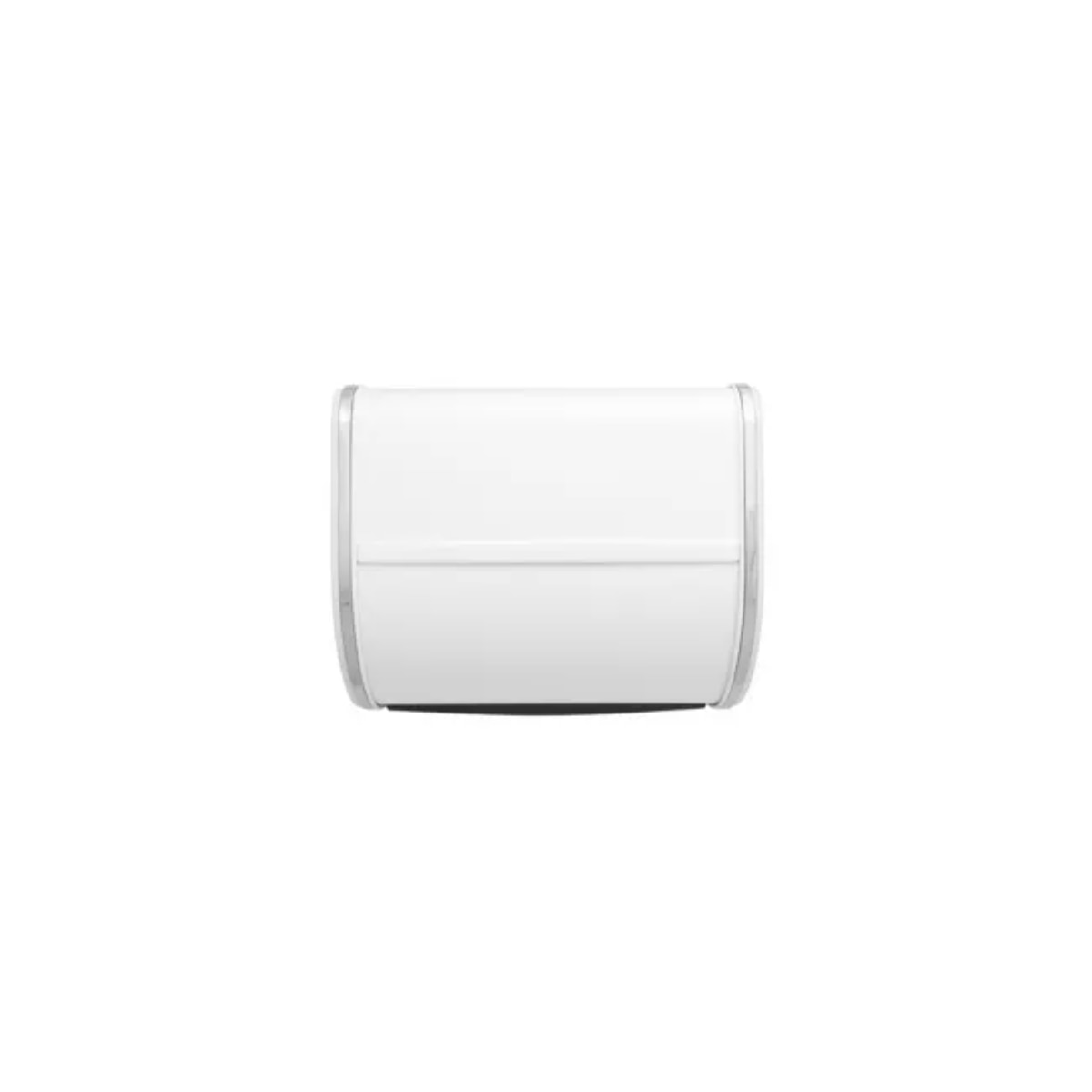 Caixa de Pão Roll Top Média Inox/Branco-3