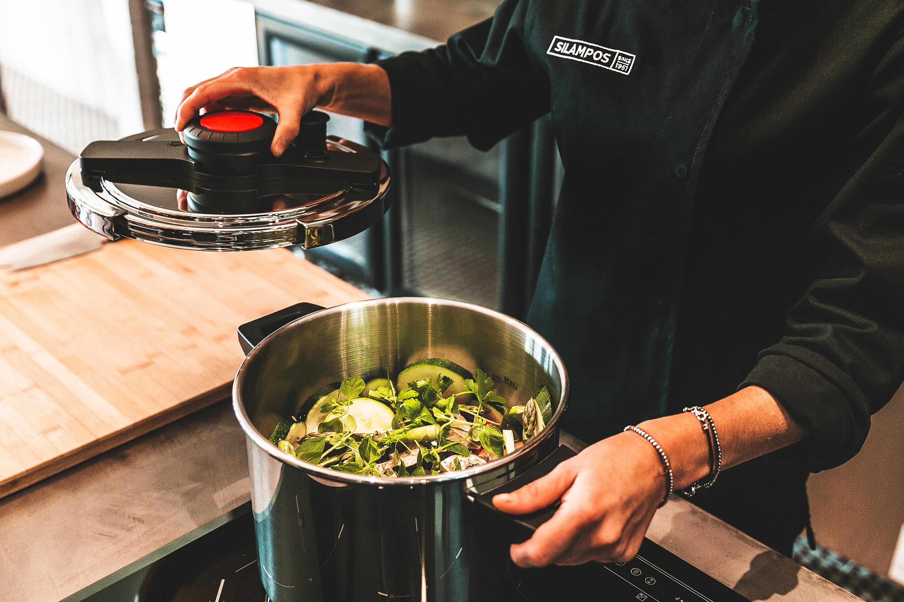 Panela de Pressão StarTwist Aço Inox Silampos 4