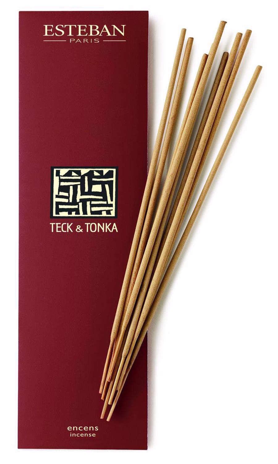 Conjunto de 20 Varetas de Incenso Indiano Teck & Tonka Madeira-1