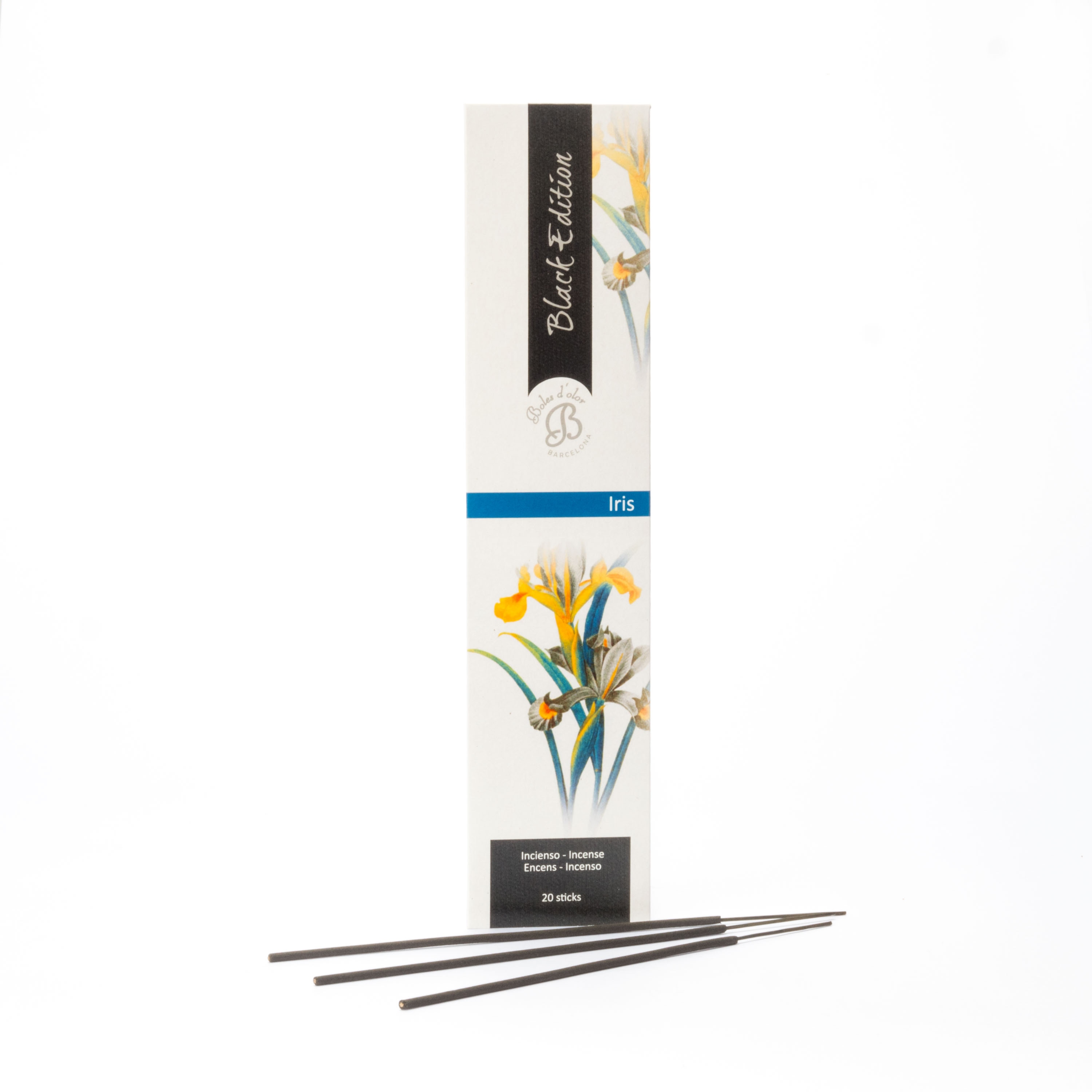 Incensos Black Edition Iris - 16 Sticks 1